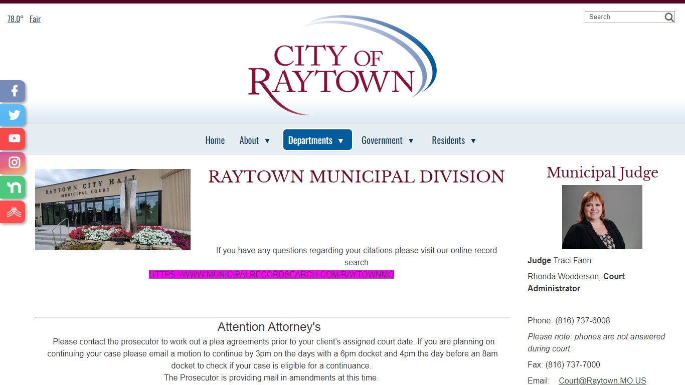 Municipal Division for the 16th Judicial Circuit Court - Raytown